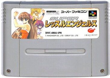 SFC スーパーレッスルエンジェルス シールにヤケあり（ソフトのみ）スーパーファミコン【中古】