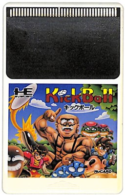 【PCE Huカード】キックボール(ソフトのみ)【中古】PCエンジン