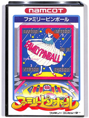 ファミコン ファミリーピンボール （箱・説明書・ハガキ・シールあり） FC【中古】