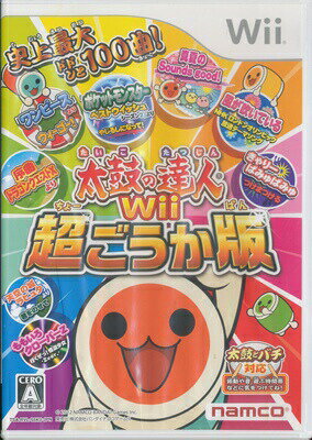 【Wii】太鼓の達人Wii 超ごうか版(ケースあり・説なし・付録カードあり)【中古】 【Wii】太鼓の達人Wii 超ごうか版(ケースあり・説なし・付録カードあり)【中古】