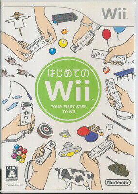 【Wii】はじめてのWii（ケース・説あり）【中古】