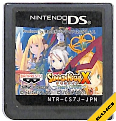 【DS】サモンナイトX 〜Tears Crown〜 (ソフトのみ) 【中古】