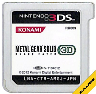 樂天商城 - 【3DS】メタルギア ソリッド スネークイーター 3D (ソフトのみ) 【中古】3DSソフト