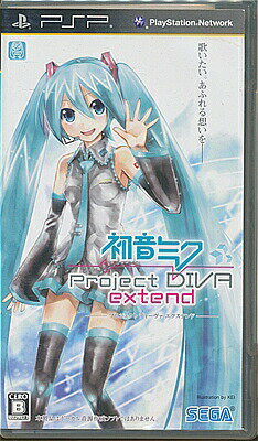 【PSP】初音ミク Project DIVA- extend 付録カードあり (箱 説あり) 【中古】プレイステーションポータブル