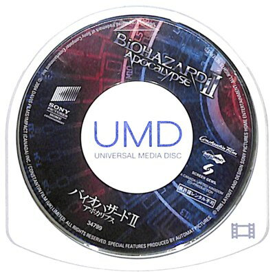 【PSP】バイオハザードII アポカリプス 洋画 UMD (ソフトのみ)『ホラー』※ゲームではありません 【中古】 【PSP】バイオハザードII アポカリプス 洋画 UMD (ソフトのみ)『ホラー』※ゲームではありません 【中古】