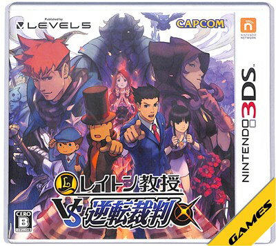 樂天商城 - 【3DS】レイトン教授 VS 逆転裁判 (ケース・説明書あり) 【中古】3DSソフト