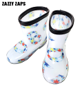 レインシューズ 男の子 キッズ レインブーツ 長靴 ナンバー すうじ 数字 オフホワイト 14cm 15cm 16cm 17cm 18cm 雨の日 雪の日 通園...