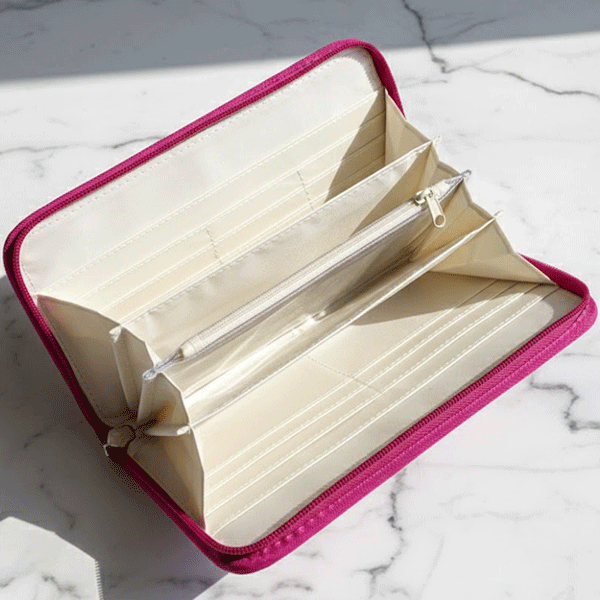 母子手帳ケース　カードケース　マルチケース　トラベルケース　ジャバラタイプ　ジャバラ式　ハッカキッズ　パープル　すみれ　出産準備　クロネコゆうパケット全国送料無料！ 3