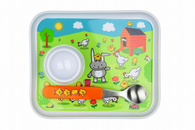 出産祝い ベビーギフト ベビー食器プレート ベビー食器 プレート スプーン付き ノンスリッププレート タムタム TUMTUM 男の子 女の子 男児 女児 食...