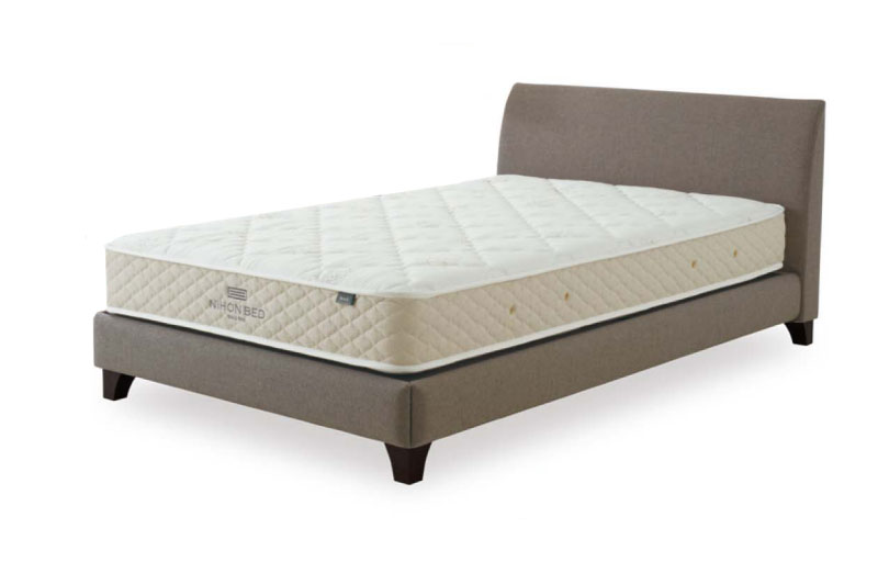 日本ベッド RAFFIA ラフィア クイーンベッド レッグタイプ・脚付き・ステーション ファブリック カバー..