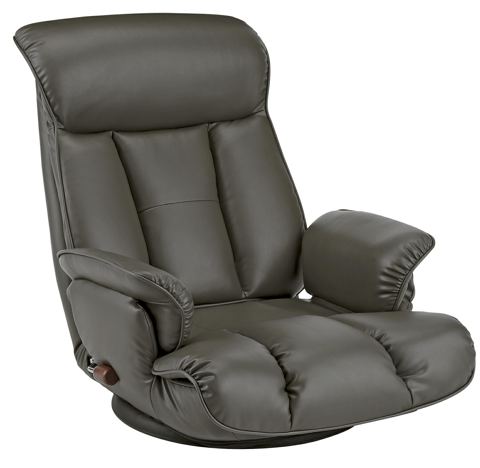 肘付き本革座椅子 昴 すばる YS-1394 高齢者用家具 リクライニングチェア ハイバック 送料無料 国産/日本製 ミヤタケ