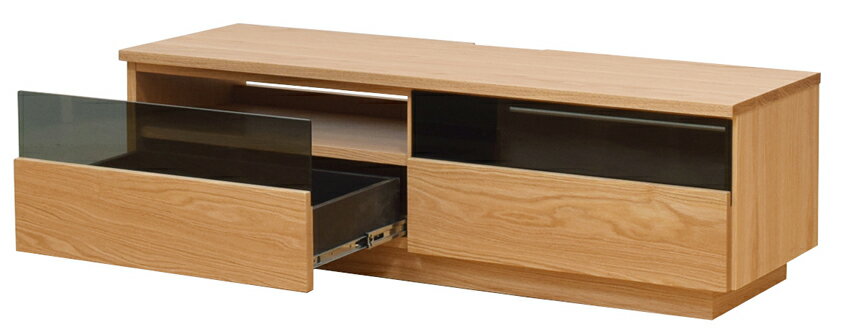 レグナテック オリゾン120TVスタンド 引き出し テレビボード TV台 テレビ台 ガラスシンプルナチュラル 脚タイプ ウォールナット・オーク・ブラックチェリー 木製 LEGNATEC クラッセ CLASSE Grosse 日本製家具