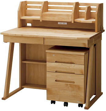 堀田木工 windy ウィンディ ナチュラル 木目を生かしたデスク 100サイズパソコン机 ライティングデスク・学習デスクとしても アルダー材 天然木無垢 自然素材 カントリーシンプル 送料無料 完成品 オイル仕上げ 木製