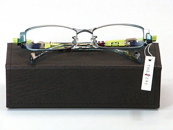 送料無料・純粋国産【THE 291】度付きレンズ付メガネセット【R408-1-C3】