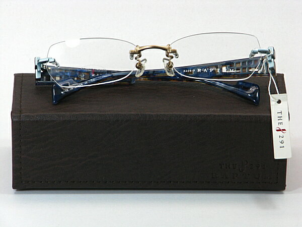 送料無料・純粋国産【THE 291】度付きレンズ付メガネセット【R408-3-C1】