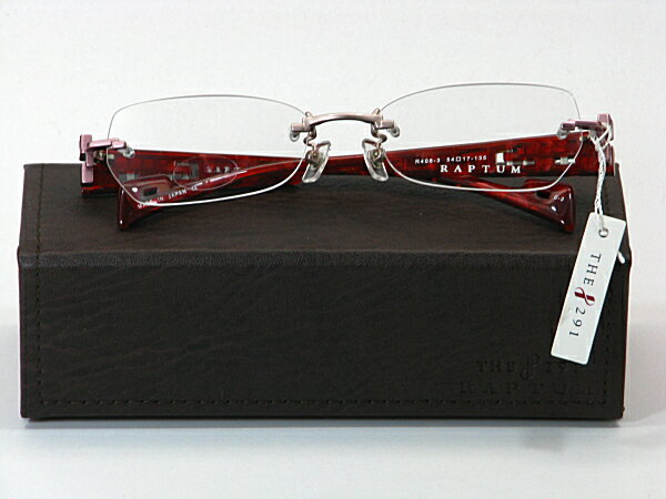 送料無料・純粋国産【THE 291】度付きレンズ付メガネセット【R408-3-C3】