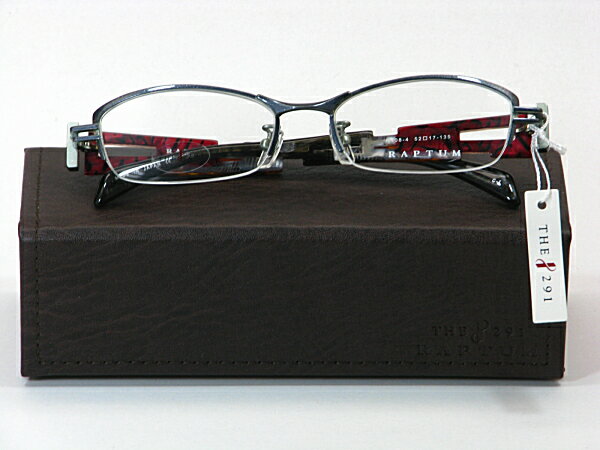 送料無料・純粋国産【THE 291】度付きレンズ付メガネセット【R408-4-C1】