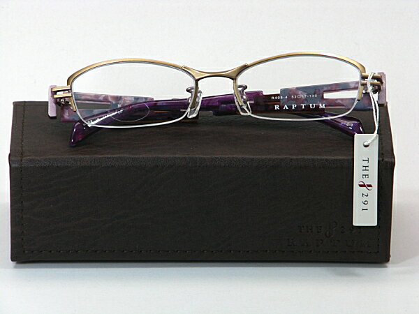 送料無料・純粋国産【THE 291】度付きレンズ付メガネセット【R408-4-C2】