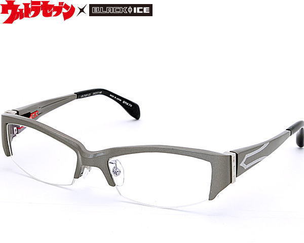【ポイント10倍】 【送料無料】ブラックアイス 【ウルトラセブン×BLACK ICE US702F-2 】メガネフレーム コラボ 鯖江 円谷プロ公認 最高品...