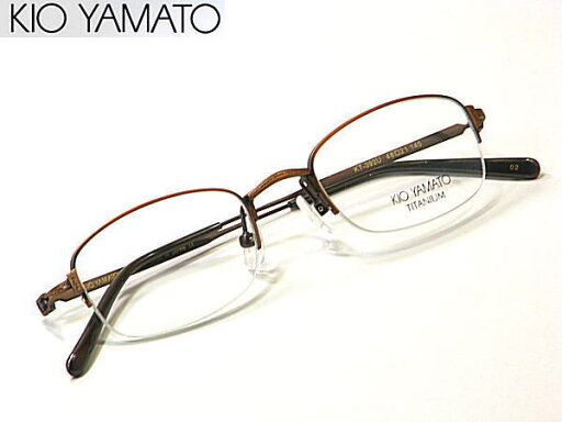 新品 本物・送料無料・キオ ヤマト【KIO YAMATO】度付きレンズ付【KT-392U-02】チタン・ナイロール 新品 本物・送料無料・キオ ヤマト【KIO YAMATO】度付きレンズ付【KT-392U-02】チタン・ナイロール