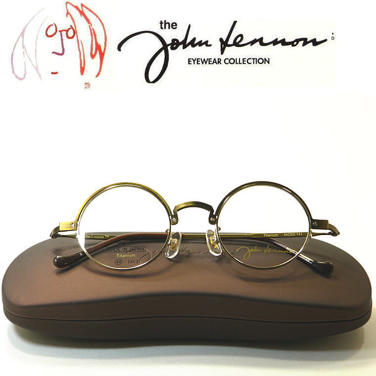 新型・あの伝説が復活!!John Lennon（ジョンレノン）度付きレンズ付セット【john lennon】丸メガネ【JL-P304-C3】送料無料のサムネイル