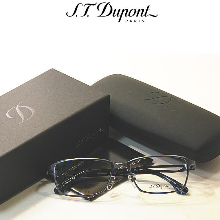 DP-1050-C2　デュポン【S.T.Dupont】度付きレンズ付メガネ　紳士用【Dp-1050-C2】チタン枠　青山眼鏡　送料無料 新作　遠近両用対応　高級メガネのサムネイル