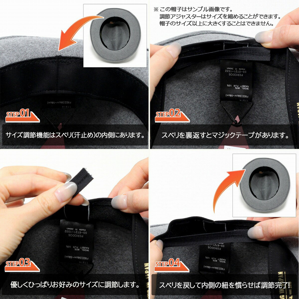 ＼クーポン利用で全品10％OFF／ フェルトハット メンズ メゾンバース 秋 冬 帽子 フェルト レディース ウール 中折れハット 羊毛 MAISON Birth 反り上がりブリム フェルト帽子 紳士 中折れハット 太リボン 約56-58cm 約58-60cm / ベージュ / ブラック / オリーブ fedora