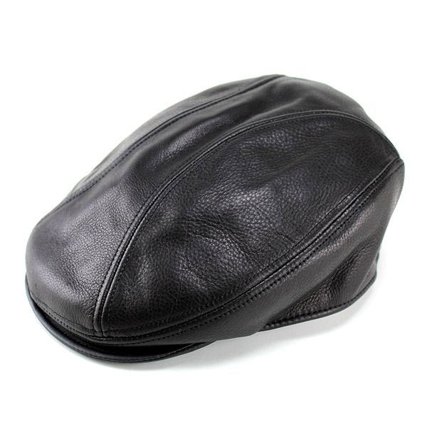 ＼本日限定クーポン利用で10%OFF／ ニューヨークハット New York Hat レザー 牛革 本革 帽子 メンズ レディース 9250 ブラック 黒 ハンチング帽子 メンズ 送料無料 ( 秋冬帽子 ファッション ハット ハンチング ギフト 誕生日 男性 30代 40代 通販 楽天 ) 敬老の日 [ivy