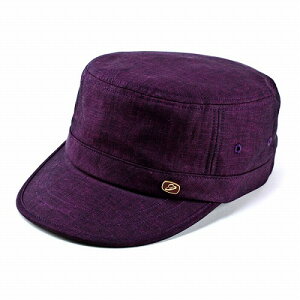 帽子 ワークキャップ メンズ ボルサリーノ 春夏 キャップ 麻100% リネン カラーワークキャップ borsalino ポイントカラー パープル 紫 [cadet cap] 送料無料(ワーク ドゴールキャップ かっこいい メンズ帽子 紳士帽子 ミリタリーキャップ おしゃれ ブランド帽子 中央帽子)