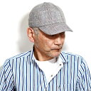 父の日 ギフト キャップ メンズ 帽子 大きいサイズ サイズ調整可能 春夏 ベースボールキャップ リネン100% 野球帽 日よけ カシュケット ブランド チェッ...