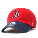 \明日▽クーポン利用で全品10%OFF/ キャップ 47brand 47キャップ クリーンナップ フォーティーセブン Red sox '47 CLEAN UP ...