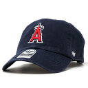 キャップ 47brand クリーンナップ フォーティーセブン Angels 039 47 CLEAN UP Navy メンズ レディース ロサンゼルス エンゼルス MLB公式キャップ ネイビー 紺