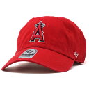 キャップ 47brand クリーンナップ フォーティーセブン Angels Home 039 47 CLEAN UP Red メンズ レディース ロサンゼルス エンゼルス MLB公式キャップ