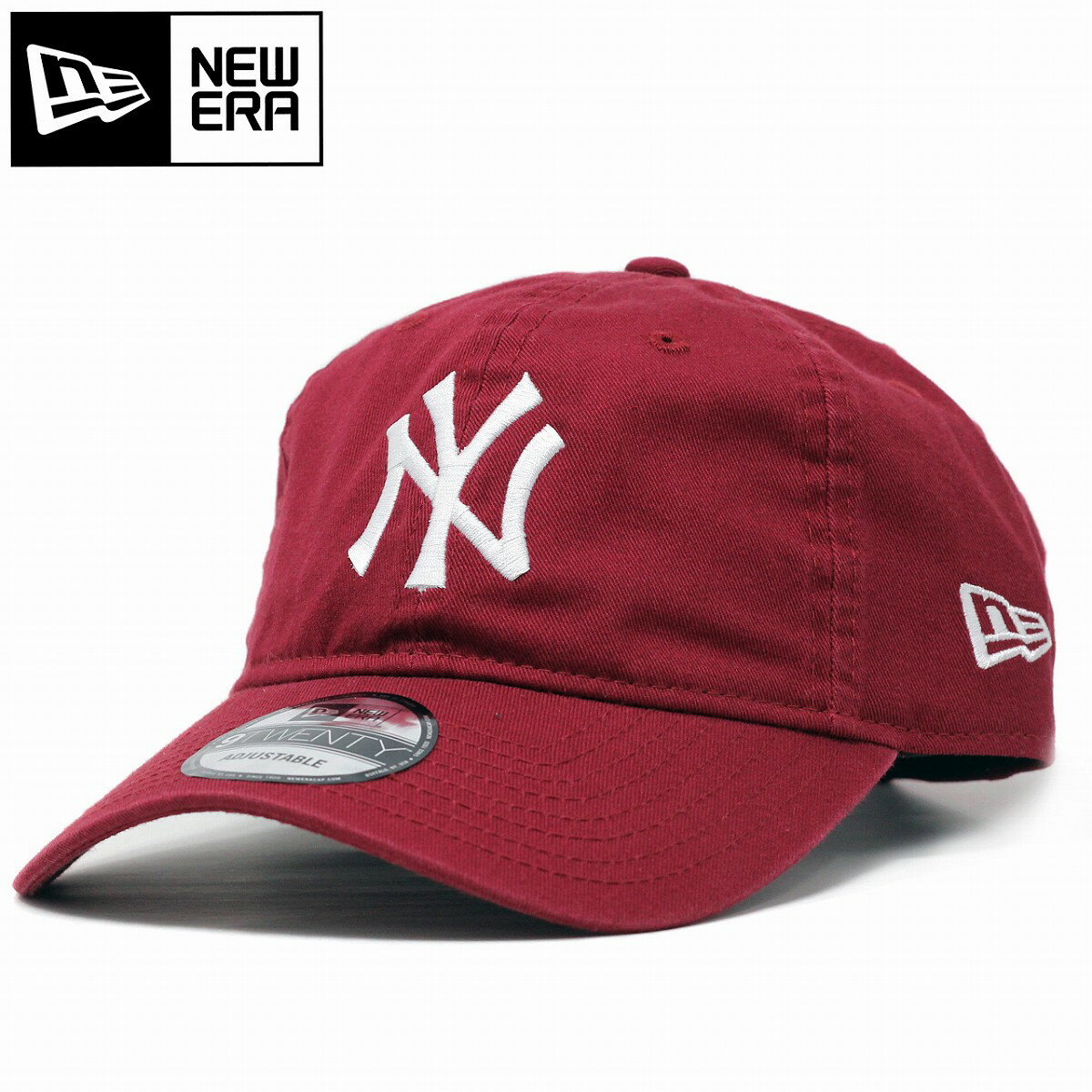 NEWERA ニューエラ キャップ 9TWENTY 920 ウォッシュドコットン ニューヨーク・ヤンキース カーディナル MLB [ baseball cap ]