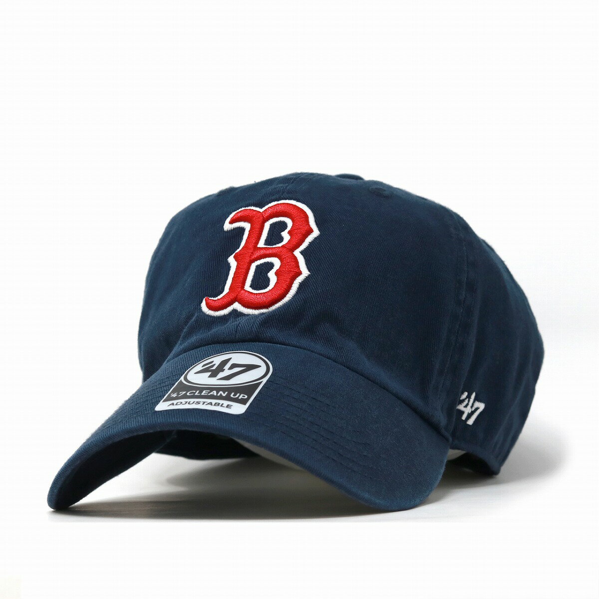 ＼期間限定クーポン利用で5%OFF／ 47brand クリーンナップ フォーティーセブン Red sox Home '47 CLEAN UP Navy ネイビー レッドロゴ フリーサイズ 帽子 B ロゴキャップ ソックス 野球 ベースボールキャップ ボストン レッド・ソックス 紺×赤 [ baseball cap