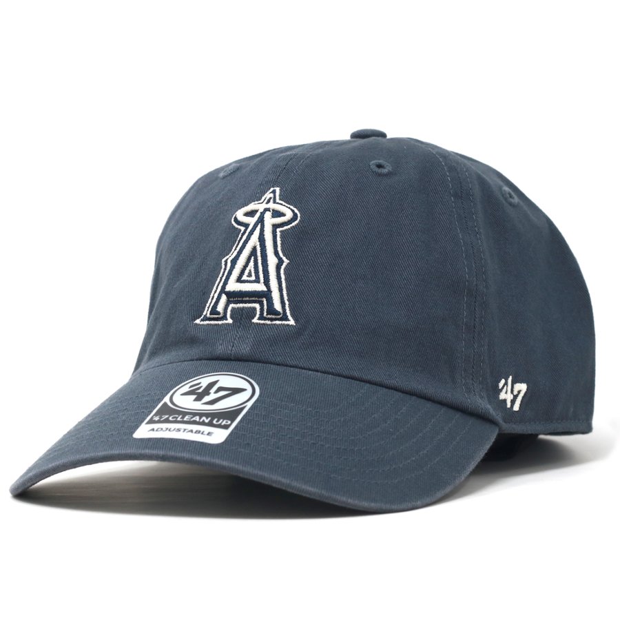 キャップ 47brand 47キャップ クリーンナップ フォーティーセブン Angels '47 CLEAN UP Vintage Navy メンズ レディース ロサンゼルス・エンゼルス MLB公式キャップ