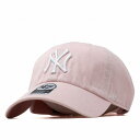 ＼本日クーポン利用で5 OFF／ 47brand キャップ レディース クリーンナップ ニューヨーク ヤンキース フォーティーセブン ベースボールキャップ ヤンキース Yankees 039 47 CLEAN UP Pink ピンク 帽子 メンズ フリーサイズ 10代 20代 30代 40代 誕生日 プレゼント