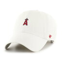 キャップ 47brand クリーンナップ フォーティーセブン Angels Baserunner 039 47 CLEAN UP ベースボールキャップ エンゼルス 白 ホワイト 赤ロゴ フリーサイズ サイズ調整可 誕生日 プレゼント ラッピング無料 baseball cap