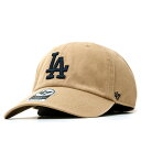 47 la キャップ 47brand ロサンゼルス・ドジャース クリーンナップ フォーティーセブン Dodgers ‘47 CLEAN UP KHK/NVY カーキ/ネイビー ロゴキャップ フリーサイズ 誕生日 プレゼント ラッピング無料 [ baseball cap ]