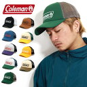 \期間限定▽5%OFFクーポン対象/ コールマン キャップ キャンプギア Coleman メッシュ キャップ メンズ アウトドア 釣り キャップ フィッシング ...