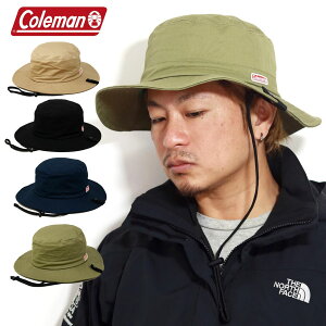 ＼本日限定クーポン利用で10%OFF／ ハット coleman キャンプ アドベンチャーハット あご紐 メンズ ハット コールマン レディース コットンハット ウォッシュド加工 キャンプハット 登山 日よけ 帽子 誕生日 プレゼント クリスマス ギフト ラッピング無料 [ adventure