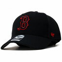 キャップ 47brand MVP 春夏 ボストン レッドソックス 秋冬 フォーティーセブン マジックアジャスター ツイル生地 Red Sox 039 47 帽子 Black 黒 10代 20代 30代 40代 誕生日 プレゼント ラッピング無料 baseball cap