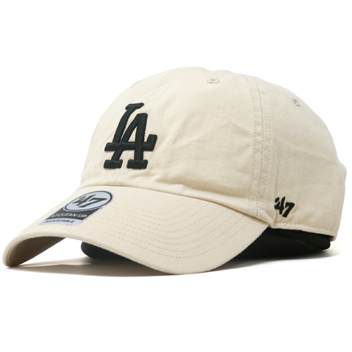 ブランドキャップ（メンズ） キャップ メンズ レディース ブランド 47brand クリーンナップ フォーティーセブン コットン Dodgers '47 CLEAN UP Natural ロサンゼルス・ドジャース メジャーリーグ プレゼント ギフト包装無料 [ baseball cap ]