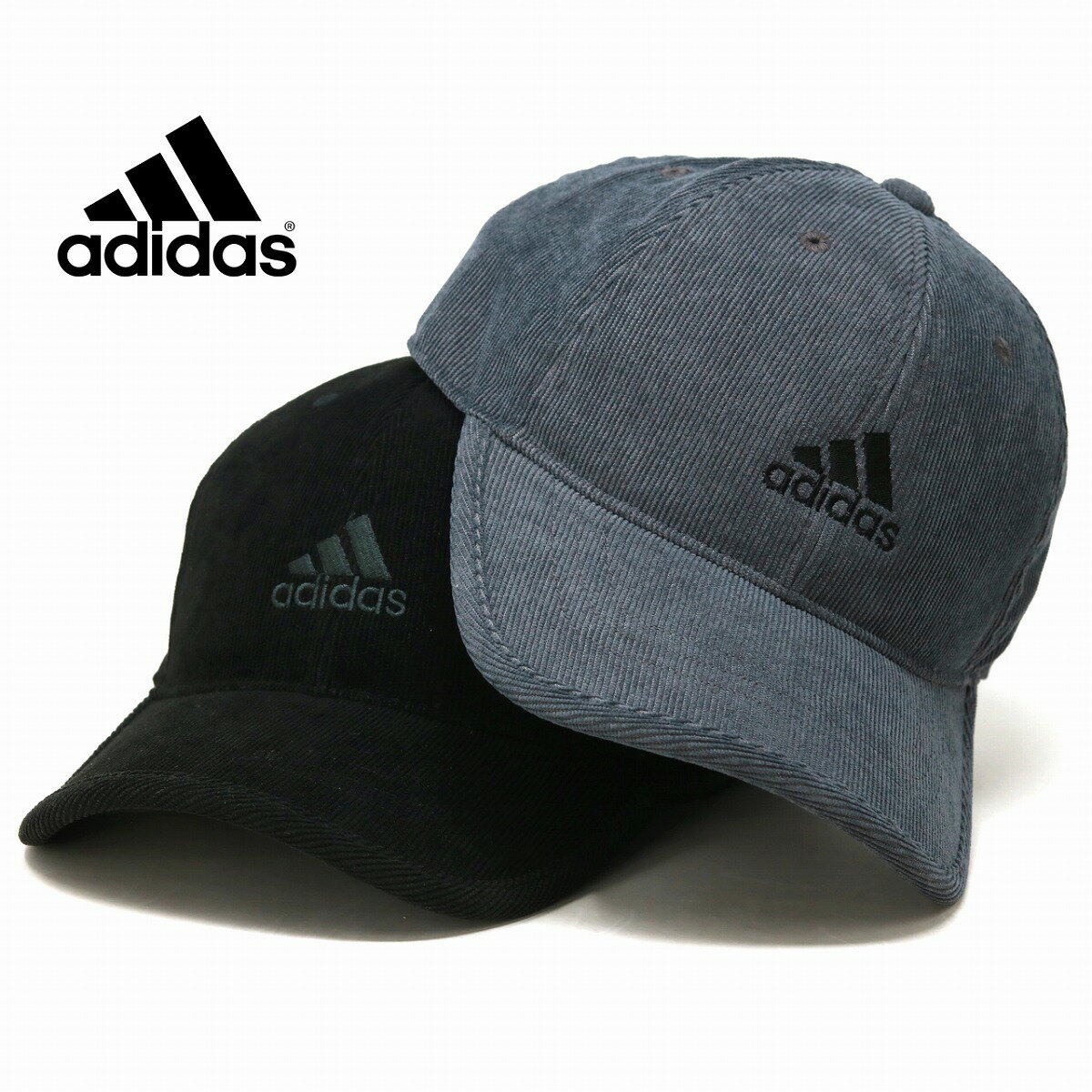 アディダス キャップ メンズ adidas キャップ コーデュロイ メンズ 帽子 秋冬 ADM BOS PE CORDUROY CAP キャップ レディース フリー 吸汗速乾 フリー サイズ調整可 洗濯機洗いOK / ブラック / グレー クリスマス プレゼント adidas 帽子 通販 誕生日 ギフト ラッピング無料 父の日 [ cap ]