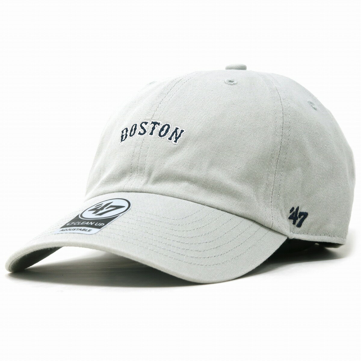 47brand 47キャップ クリーンナップ フォーティーセブン ブランド ボストン・レッドソックス キャップ スクリプトロゴ Redsox Base Runner Script '47 CLEAN UP SC GRY / グレー 10代 20代 30代 40代 誕生日 プレゼント 父の日 [ baseball cap ]