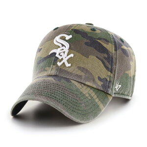 47brand キャップ シカゴ・ホワイトソックス Camo シカゴ・ホワイトソックス '47 メンズ レディース フォーティーセブン ブランド CLEAN UP カモ柄 10代 20代 30代 40代 誕生日 プレゼント ラッピング無料 [ baseball cap ]