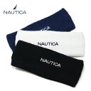 ＼本日限定クーポン利用で10%OFF／ NAUTICA ノーティカ ヘアバンド メンズ レディース 90年代ファッション アメカジ ブランド ヘッドバンド 汗止め パイル生地 日本製 ヘアーバンド ロゴ ヘアバン 黒 紺 白 ギフト プレゼント 誕生日 ラッピング 包装無料 [ head band