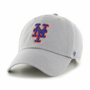 ＼本日クーポン利用で5%OFF／ キャップ 47brand クリーンナップ フォーティーセブン ニューヨーク・メッツ Mets Home '47 CLEAN UP ロイヤル ロゴ フリーサイズ ベースボールキャップ Storm ストーム グレー サイズ調整可 10代 20代 30代 40代 誕生日 プレゼント