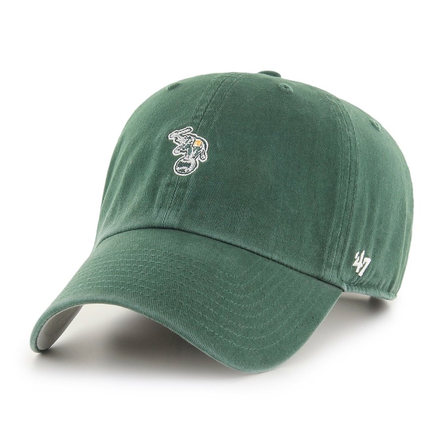 アイコン ロゴ 47brand 47キャップ ブランド キャップ Athletics Baserunner Icon '47 CLEAN UP Dark Green オークランド・アスレチックス フォーティーセブン / 緑 メジャーリーグ プレゼント ギフト包装無料 [ baseball cap ]