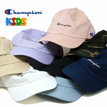 期間限定 10%OFFクーポン | キャップ キッズ チャンピオン Champion Kids コットン ツイルキャップ ロゴ こども用 帽子 男の子 女の子 フリーサイズ ロゴキャップ サイズ調整可 全8色 [ baseball cap ] メール便無料 誕生日 プレゼント ギフト ラッピング無料